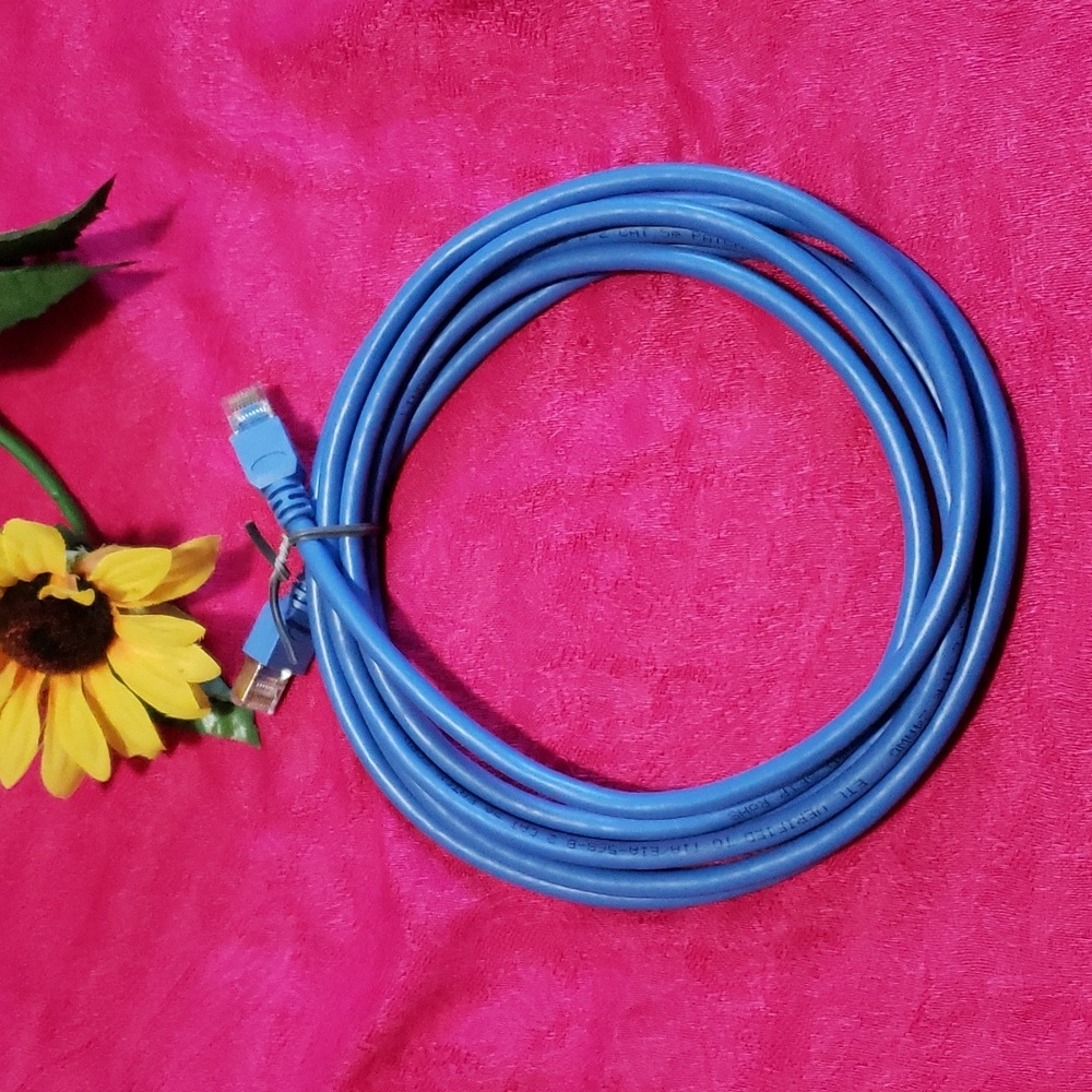 Cat 5e 10' patch cord Blue "C"